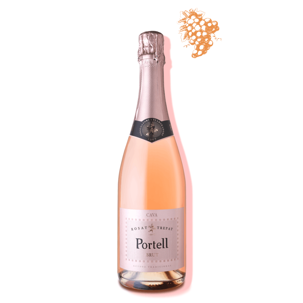 Portell Cava Rosat Brut